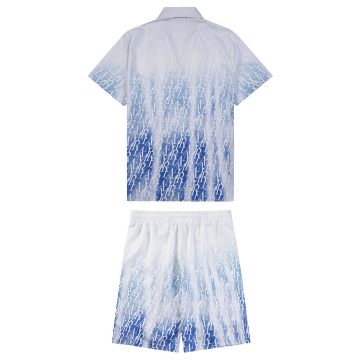 Amiri Monogramm Kurzarm-Set für Herren – Luxuriöses Sommer-Outfit mit Markenlogo