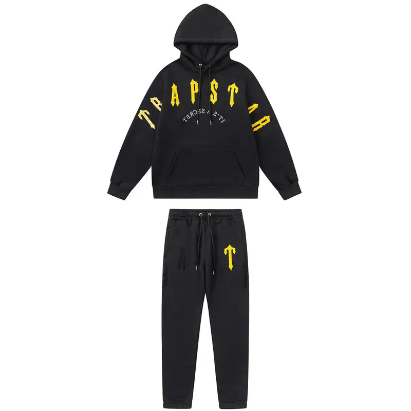 Trapstar Secret Gradient Gelber Trainingsanzug Set – Stylischer Streetwear Freizeitanzug