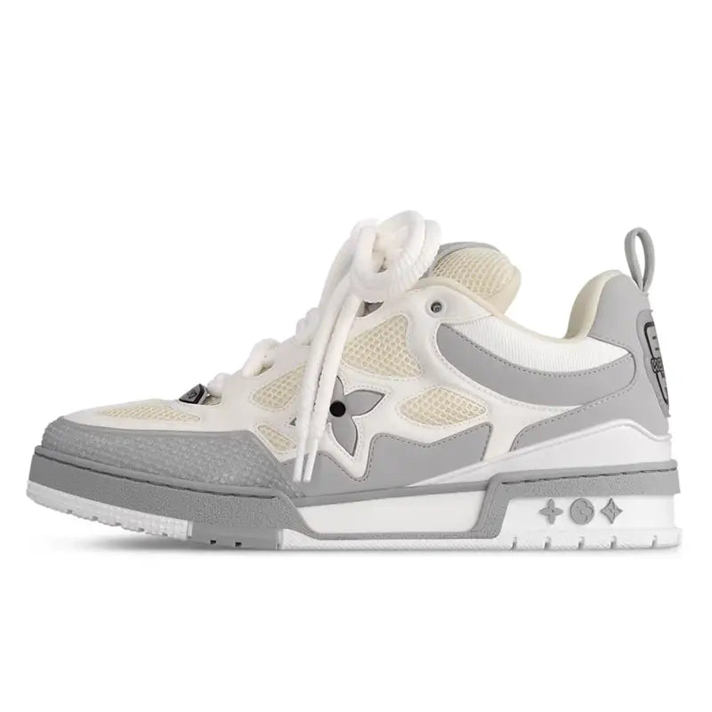 Luxuriöse Louis Vuitton Skate Sneaker Grau – Exklusive Designer Schuhe Herren