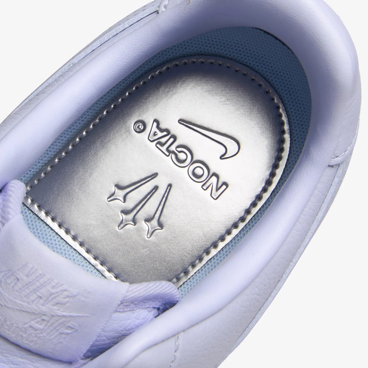 Nike Air Force 1 Low Drake NOCTA Violett Sneaker mit 'Love You Forever' Details