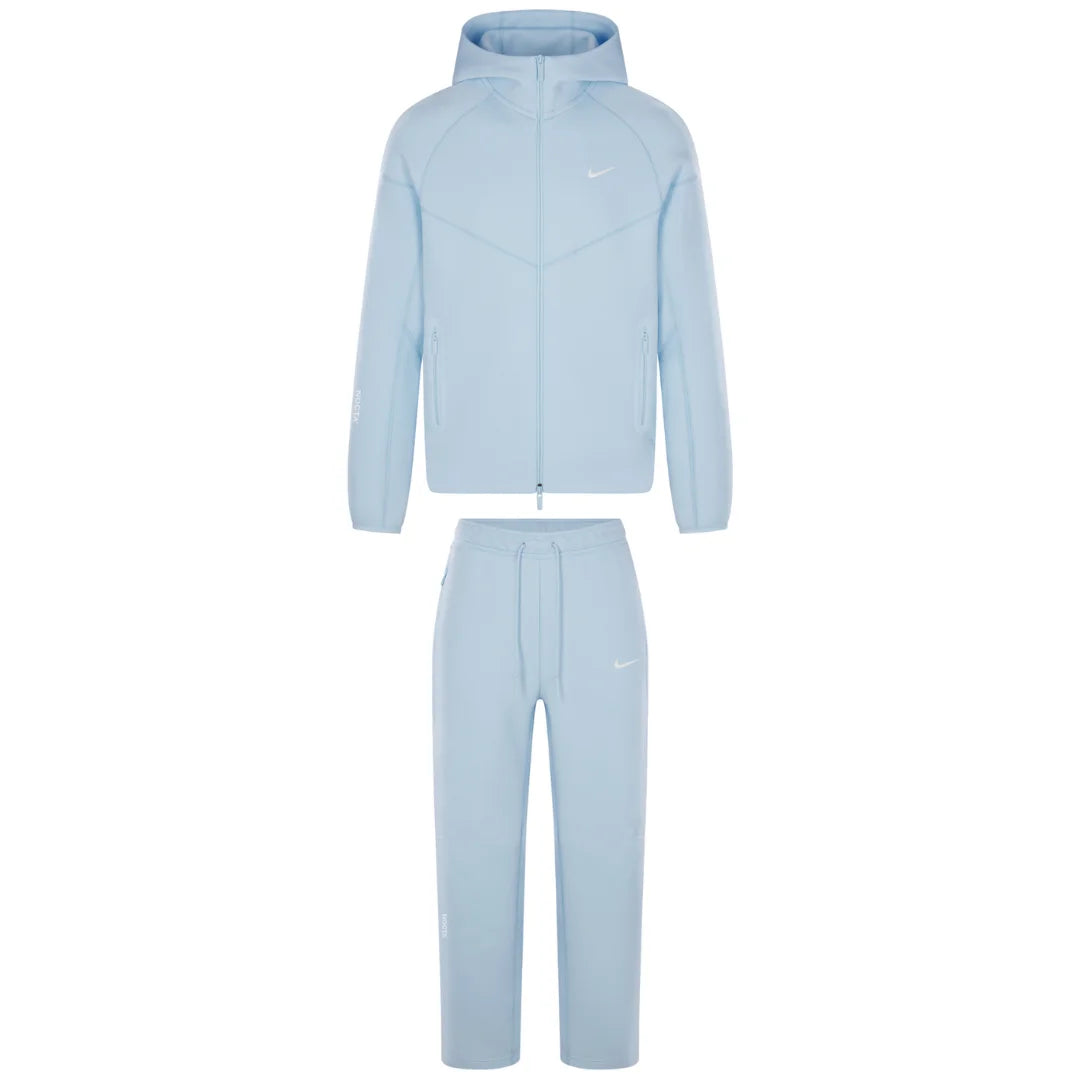 Nike NOCTA Blaues Tech Fleece Set – Drake-Stil für Herren | Premium Streetwear