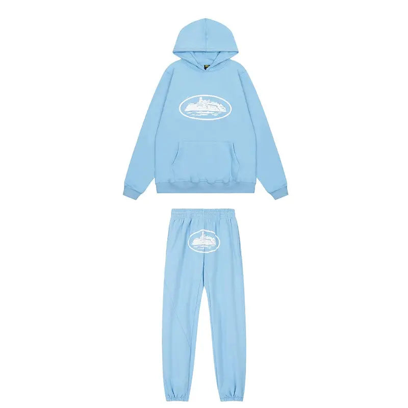 Corteiz Alcatraz Babyblau Trainingsanzug: Bequemer Streetstyle für Herren & Damen