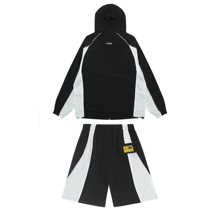 Exklusives Corteiz Schwarzes Streetwear Set – Stylisches Oberteil und Hose