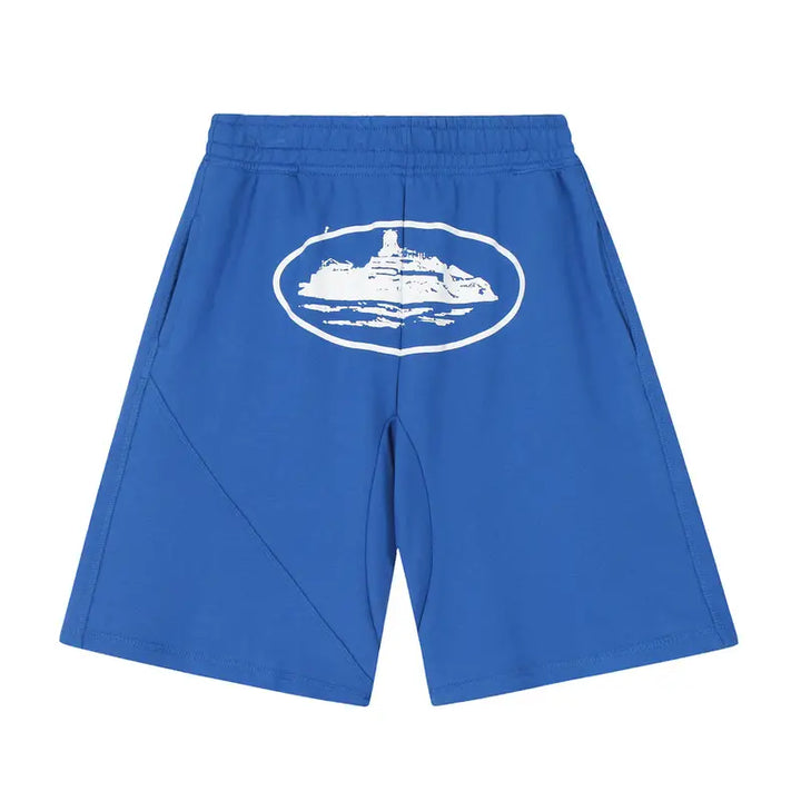 Corteiz Blaue Streetwear Shorts für Herren: Bequem, Stylisch & Exklusiv im Sommer