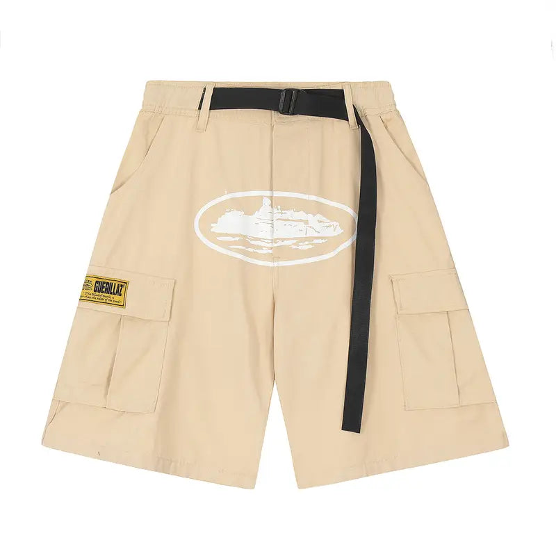 Corteiz Beige Cargo Shorts für Herren – Bequem, Robust & Modisch
