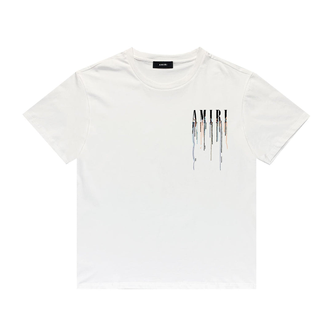 Amiri Paint Drip Designer T-Shirt für Herren - Exklusiver Streetstyle