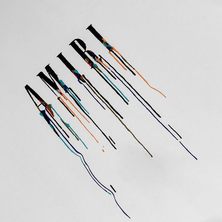 Amiri Paint Drip Designer T-Shirt für Herren - Exklusiver Streetstyle