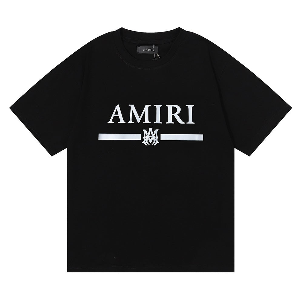Luxuriöses Amiri Logo T-Shirt – Premium Herren Streetwear Baumwolle Kurzarm