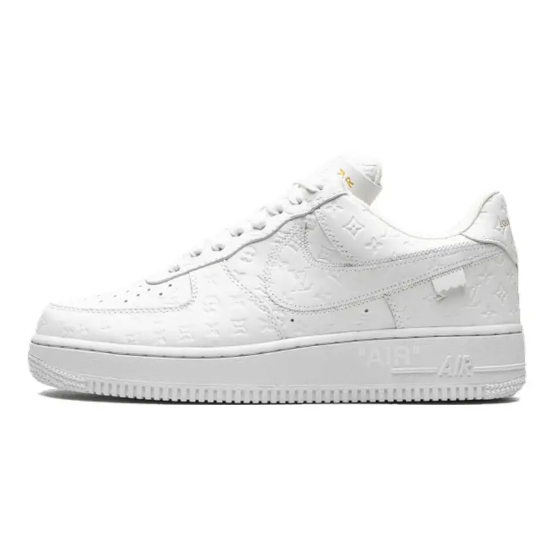 Exklusiver Nike Louis Vuitton Air Force 1 Low Weiß Designer Sneaker