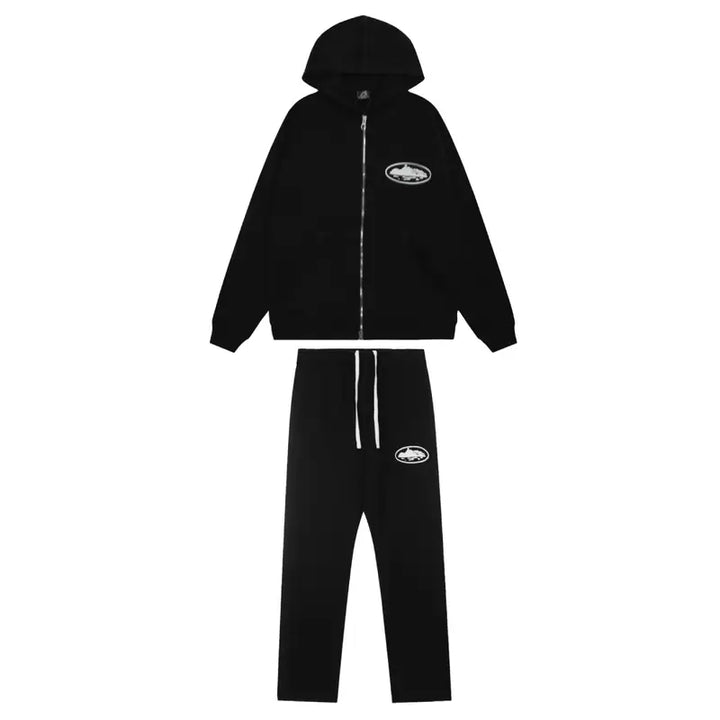 Corteiz Schwarzer Trainingsanzug für Herren – Ultimativer Streetwear Style & Komfort