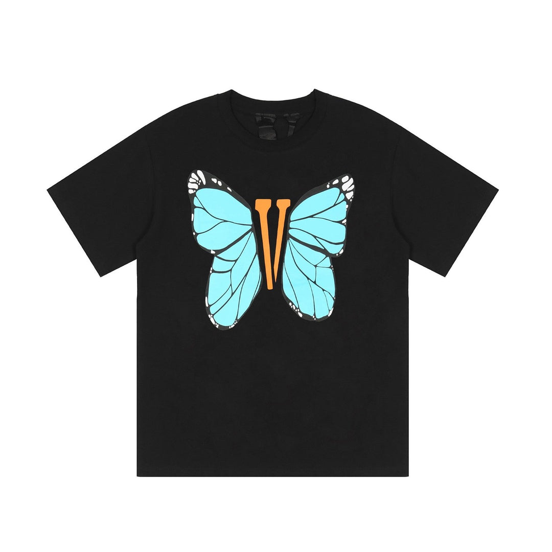 Exklusives V-LONE Schmetterling T-Shirt – Statement Streetwear Baumwoll-Shirt für Individualisten