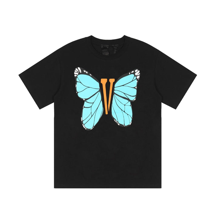 Exklusives V-LONE Schmetterling T-Shirt – Statement Streetwear Baumwoll-Shirt für Individualisten
