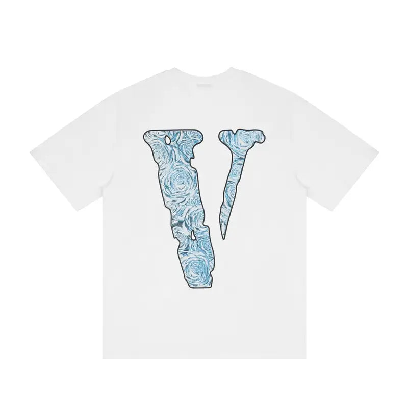 V-LONE The Woo T-Shirt: Lässiges Baumwoll-Shirt mit Statement-Print für Streetwear-Fans