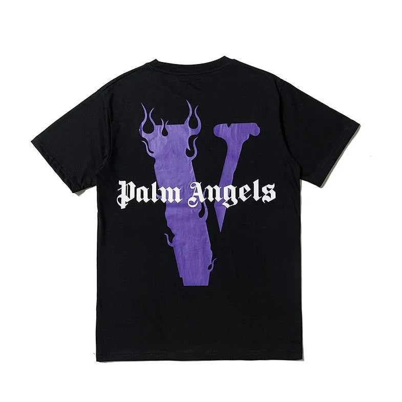 Exklusives Vlone Palm Angels Luxus Urban T-Shirt – Stilvolles Designer-Shirt für Herren