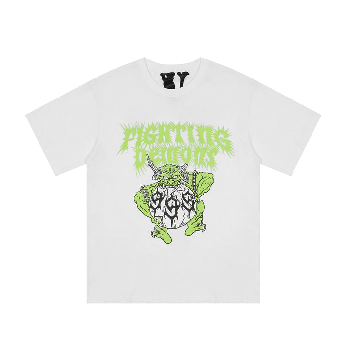 V-LONE Fighting Demons Statement T-Shirt – Exklusiver Streetwear-Look für Rebellen