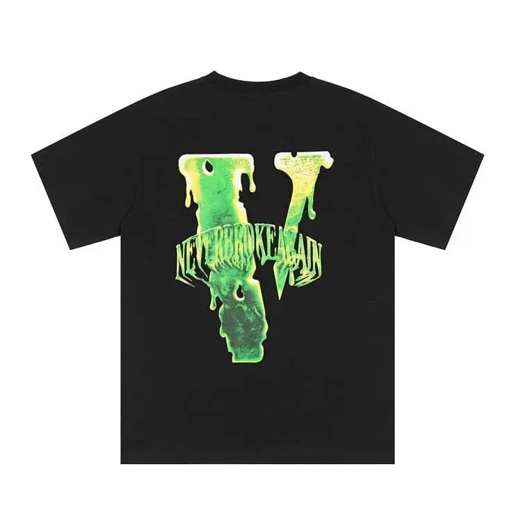 Authentisches V-Lone "Never Broke Again" T-Shirt für Herren – Statement Streetwear