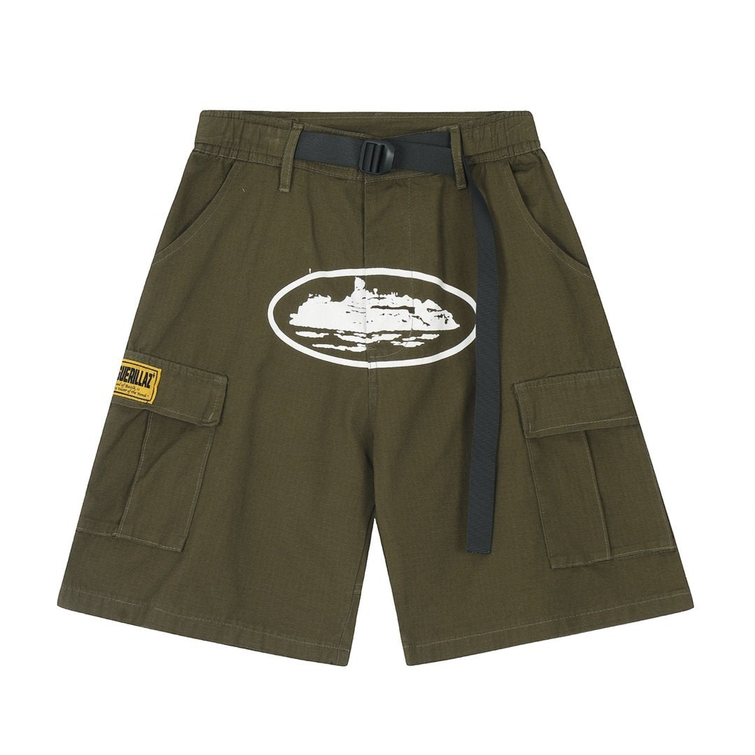 Corteiz Grüne Cargo Shorts: Stylish, Bequem & Funktionell für Streetwear-Looks