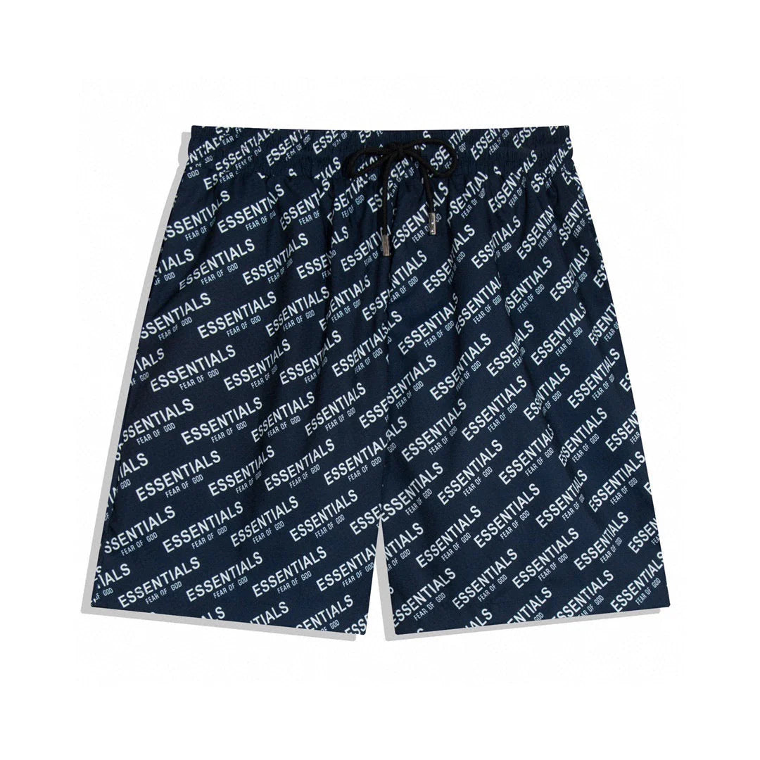 Essentials Fear of God Marineblaue Komfort-Shorts: Stilvolle Streetwear für Herren
