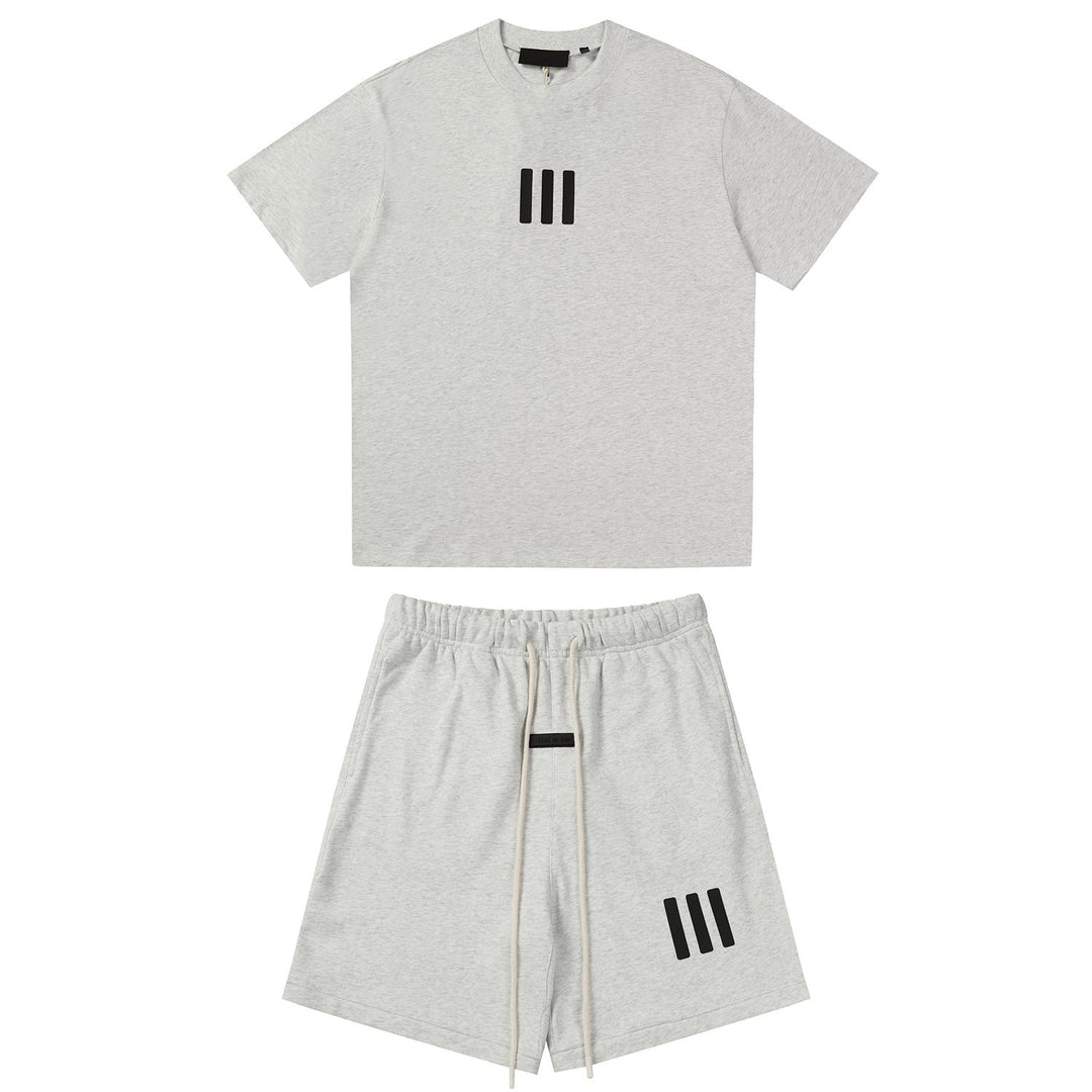 Essentials Grauer Trainingsanzug – Bequemes, Stilvolles Streetwear Jogger Set
