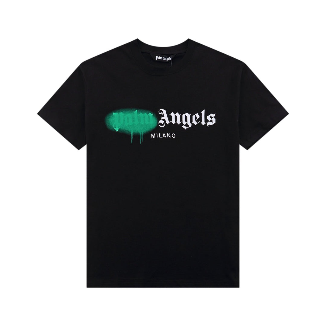 Palm Angels Milano Herren T-Shirt: Luxuriöse Streetwear aus Baumwolle mit ikonischem Logo