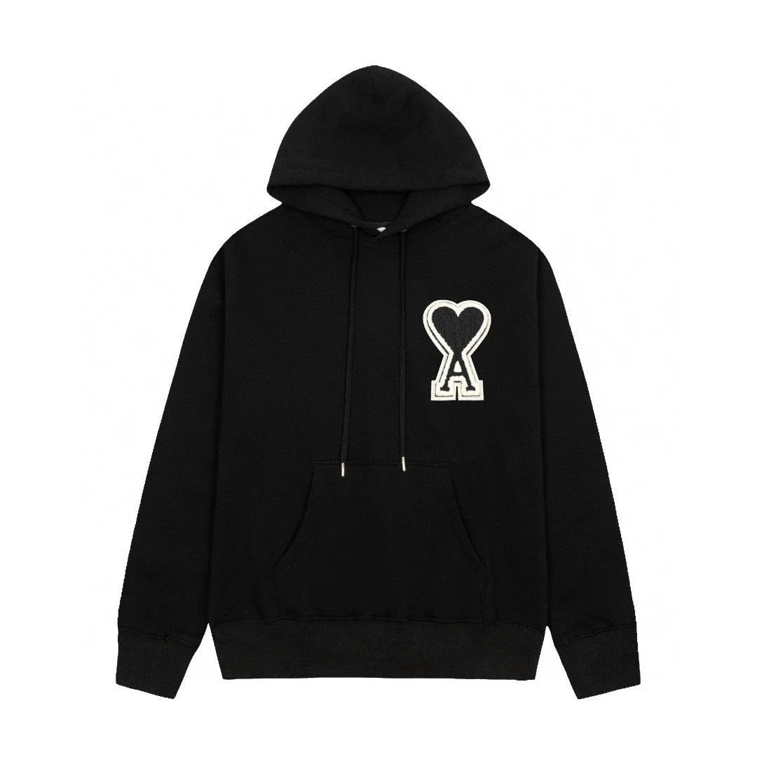 AMI Paris Designer Unisex Baumwoll-Kapuzenpullover: Luxuriöser Komfort, Zeitloser Stil