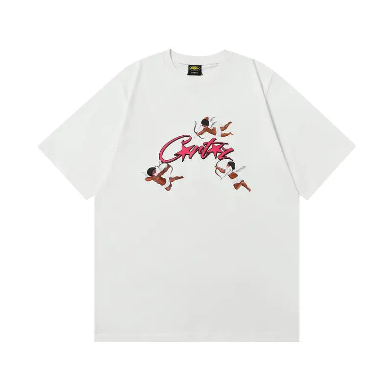 Exklusives Corteiz Designer Logo T-Shirt Bequemer Urban Streetwear Baumwoll-Stil Herren