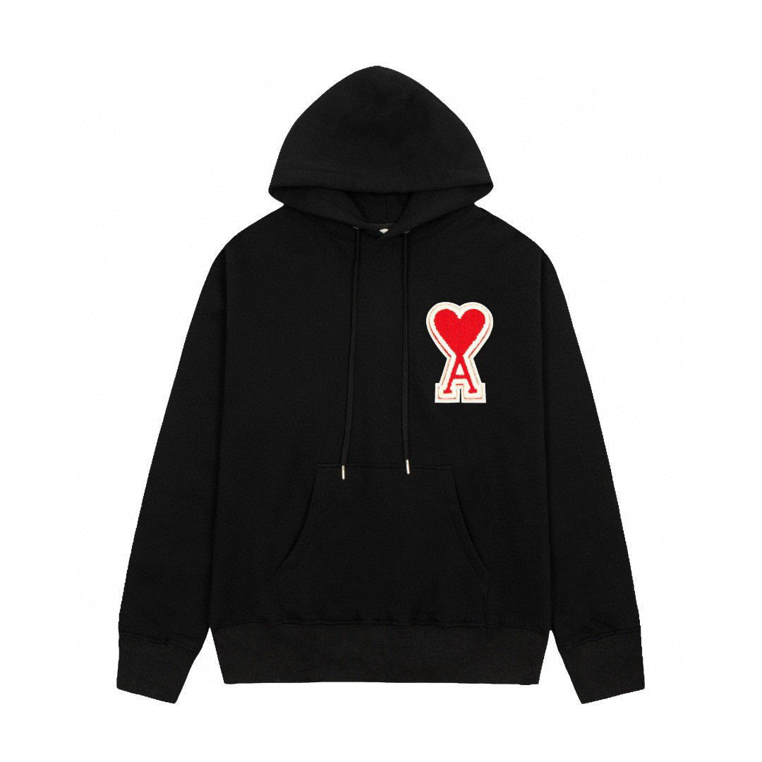 AMI Paris Unisex Baumwoll-Kapuzenpullover: Zeitloser Komfort und Eleganz für jeden Tag