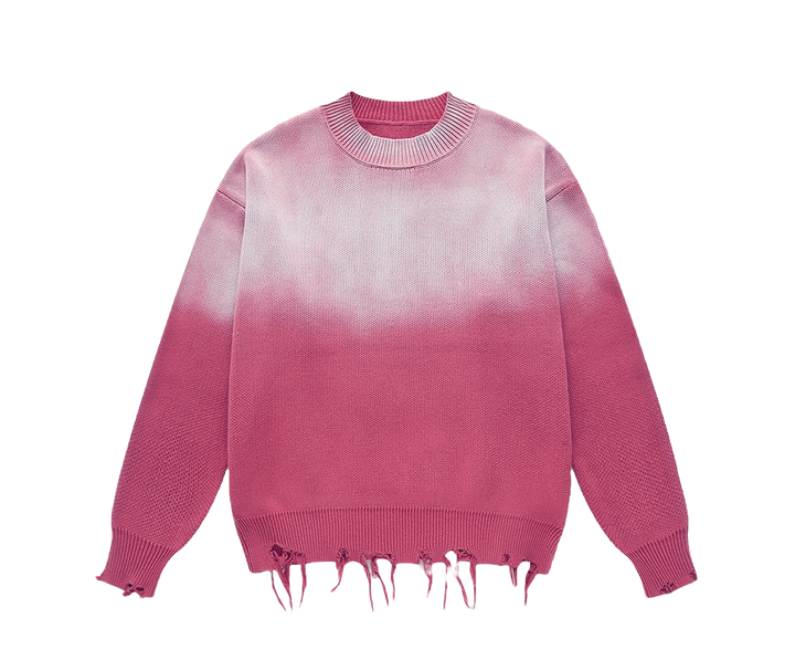ARVID - DISTRESSED SWEATER