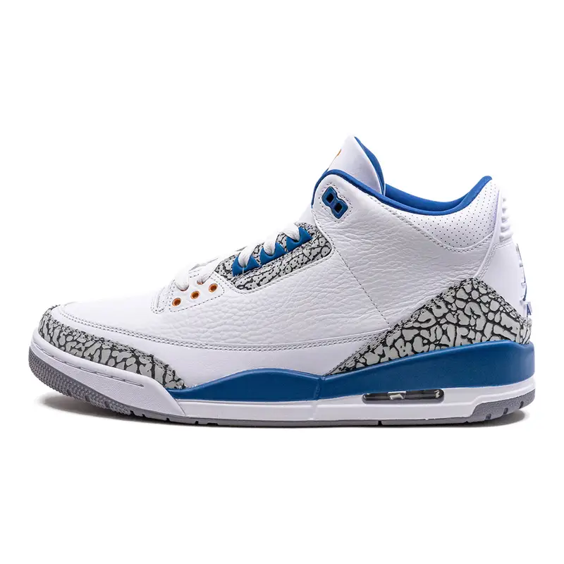 Air Jordan 3 Retro "Wizards" Herren Basketballschuh Premium-Leder Vintage-Design