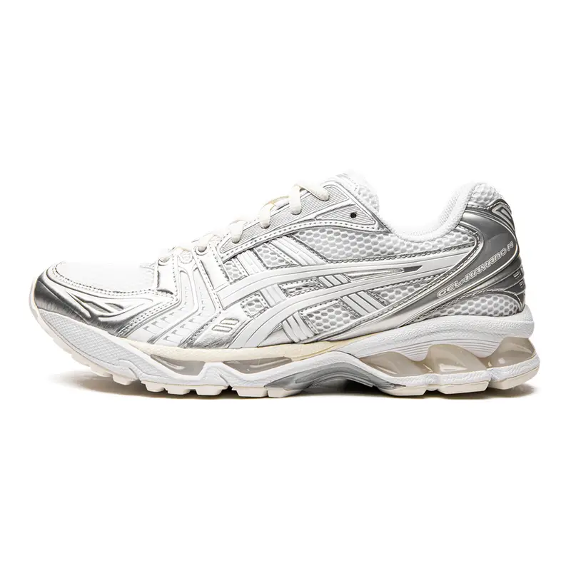 Asics GEL-Kayano 14 JJJJound Silber/Weiß Retro Sneaker – Komfort & Stil