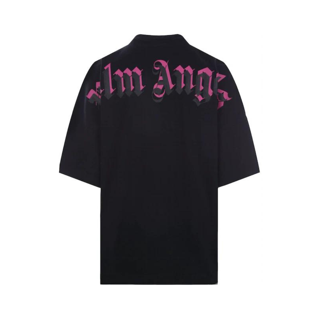 Palm Angels Herren Designer T-Shirt – Luxuriöse Urban Streetwear Baumwolle Schwarz