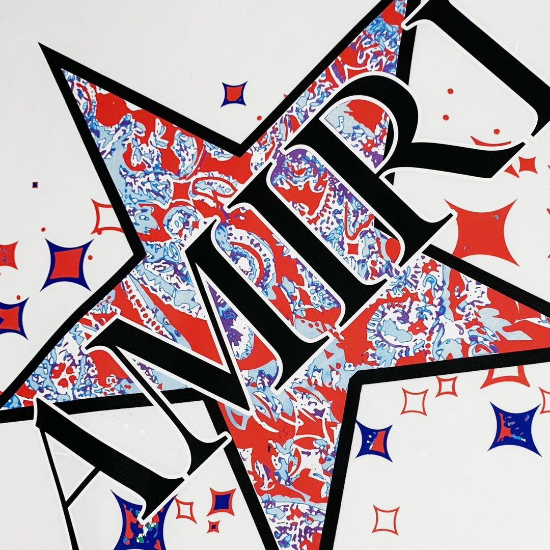 Amiri Paisley Stern T-Shirt Luxuriöses Designer Oberteil Baumwolle Streetwear Herren Mode