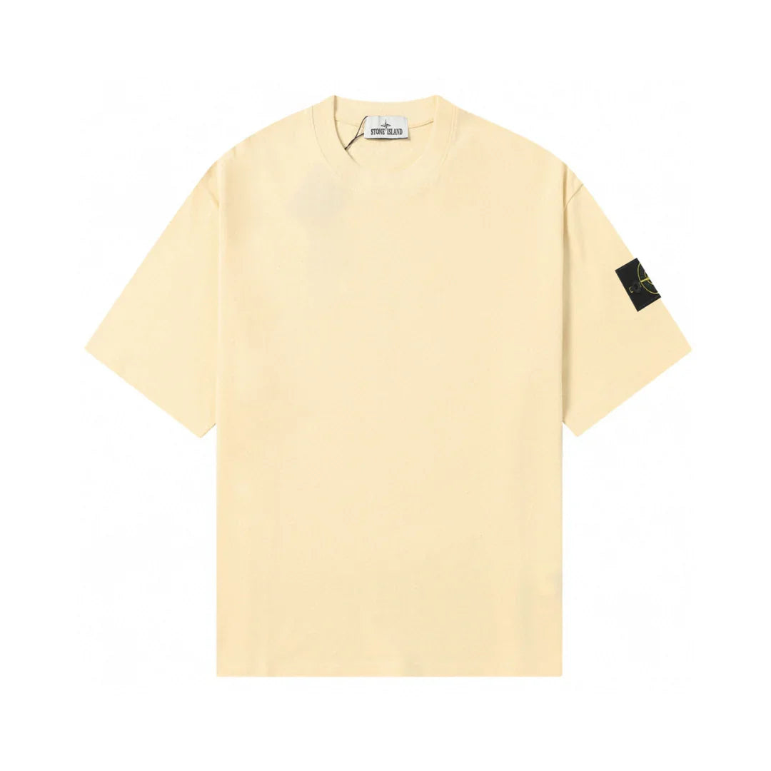Stone Island Monochromes Herren T-Shirt: Baumwoll-Qualität, Urban-Chic, Ikonisches Design