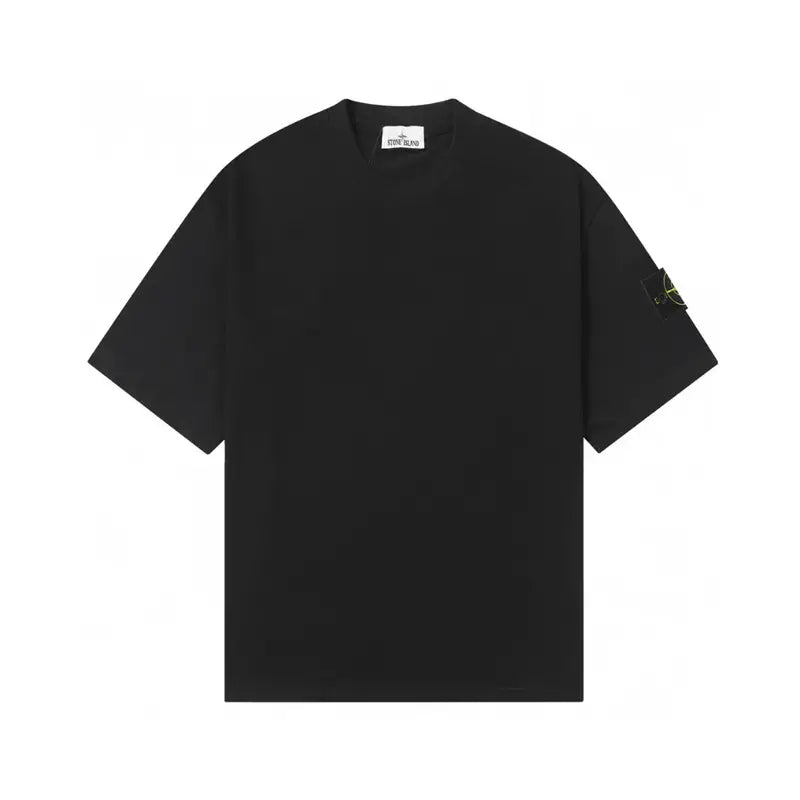 Stone Island Monochromes Herren T-Shirt - Premium Baumwolle, ikonisches Logo, Casual Fit