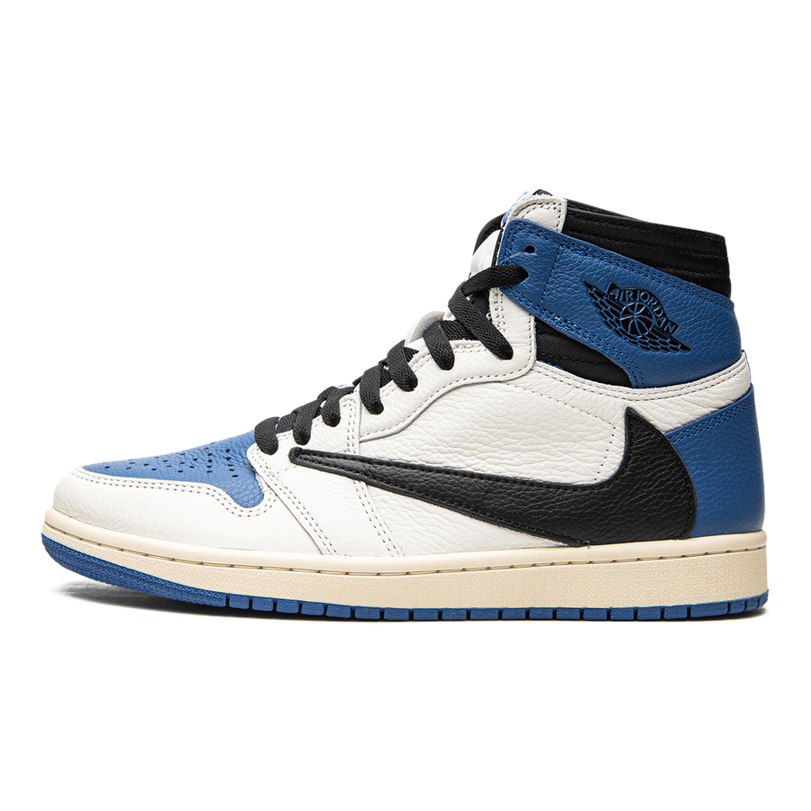 Exklusiver Air Jordan 1 High OG SP "Travis Scott Fragment" Military Blue Sneaker