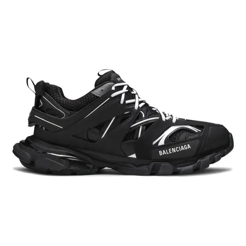 Balenciaga Track Schwarz Weiß Luxus Sneaker – Lederfrei, Dynamisch, Robust & Stylisch