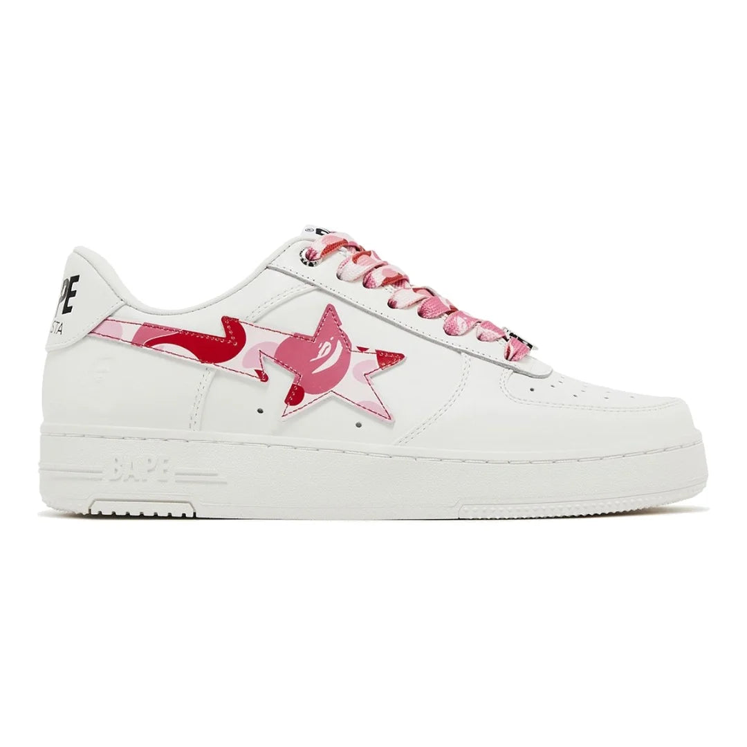 Ikonische BAPE BAPESTA 'ABC Camo Pink' Sneaker für stilvolle Streetwear