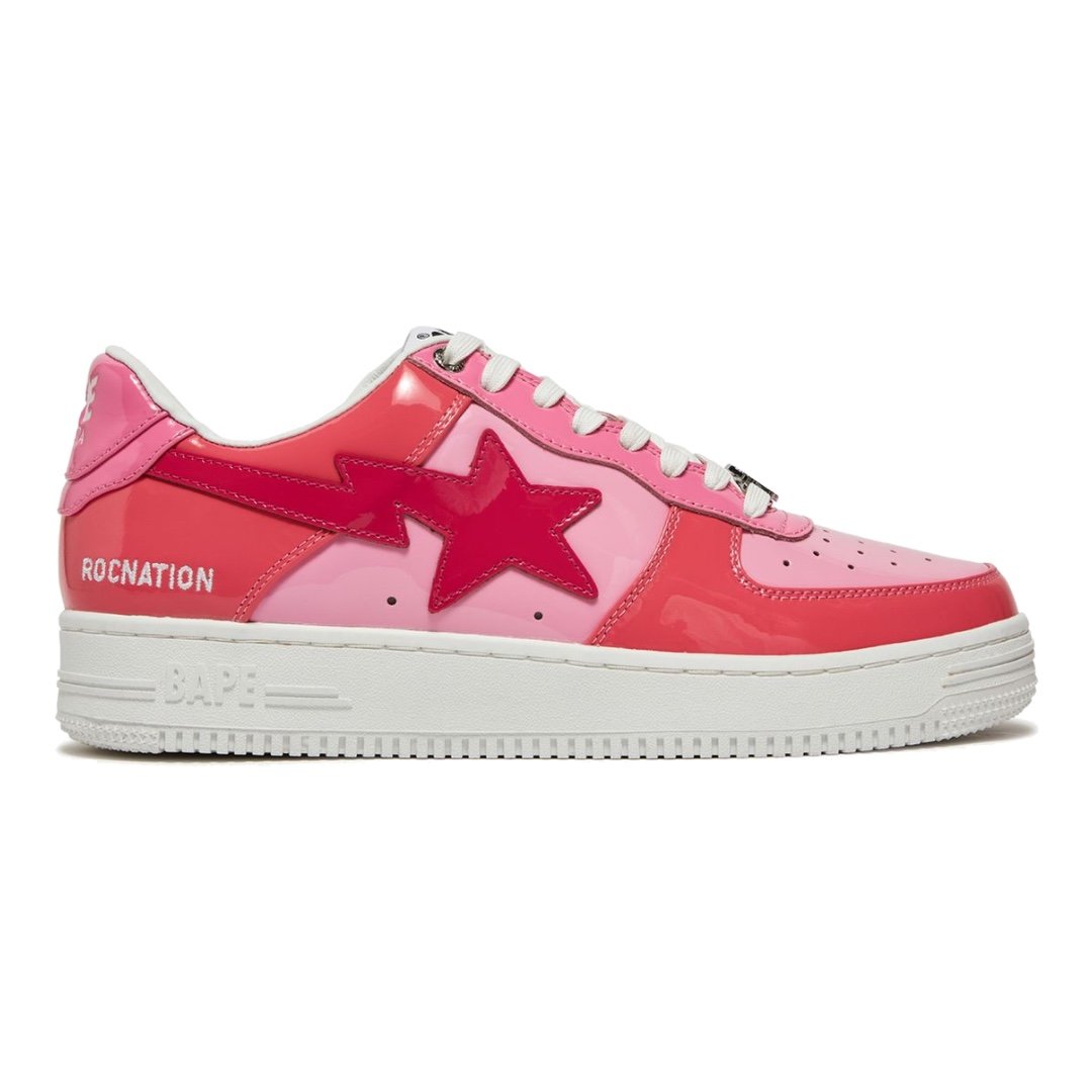 BAPESTA LOW M1 'CAMO COMBO - PINK' Sneaker: Stylischer Camo-Print, Komfortabel, Auffällig