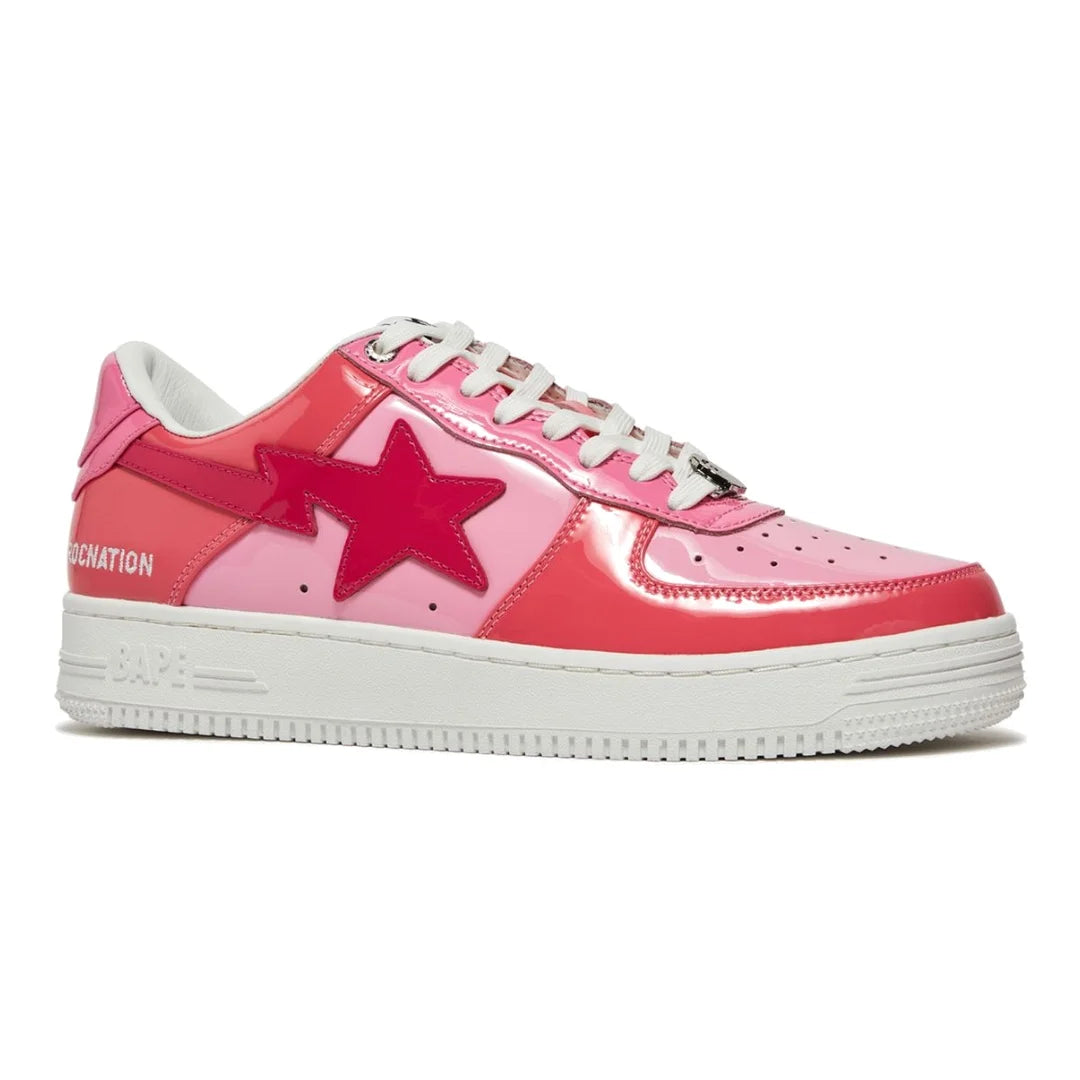 BAPESTA LOW M1 'CAMO COMBO - PINK' Sneaker: Stylischer Camo-Print, Komfortabel, Auffällig