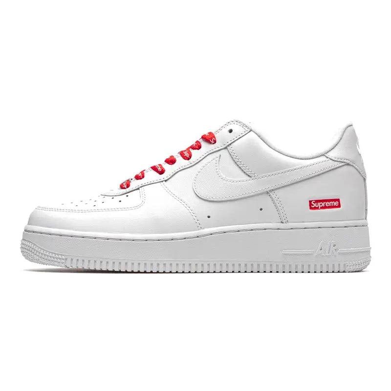 Nike Air Force 1 Low Supreme Mini Box Logo Weiß – Exklusiver Klassiker Sneaker