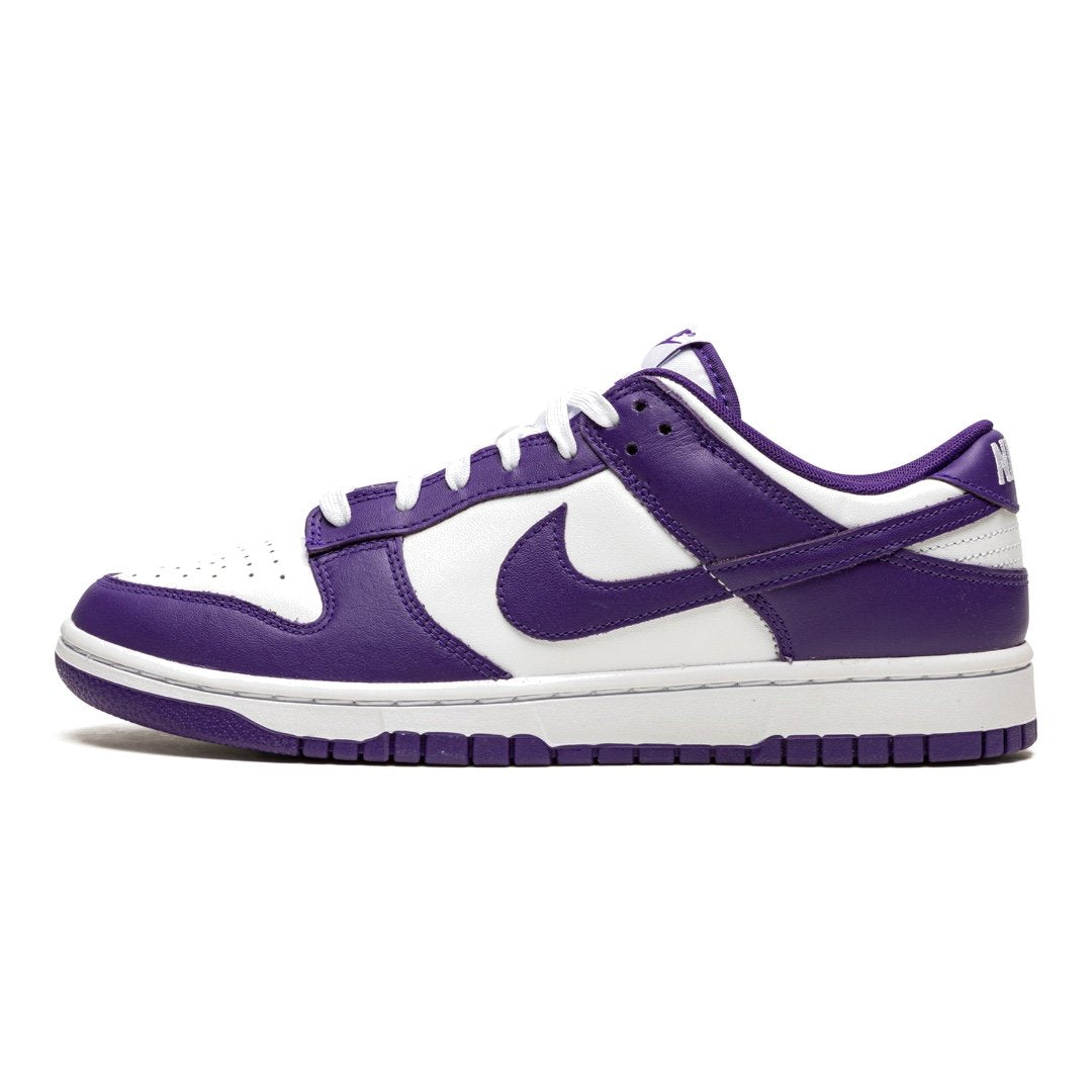 Nike Dunk Low 'Court Purple' Sneaker: Stilvoller Retro-Look mit weiß-lila Akzenten