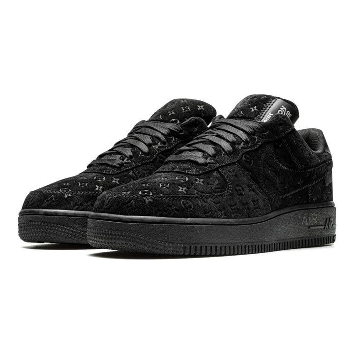 Exklusive Nike Louis Vuitton Air Force 1 Low Virgil Abloh Schwarze Edition Sneaker