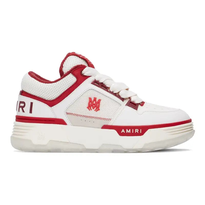 Amiri MA-1 Luxuriöse High-Top-Sneaker Weiß Rot – Skate-Stil