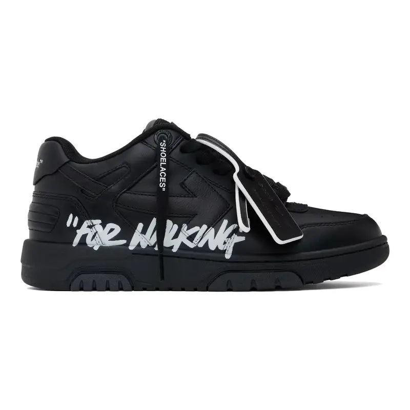 OFF-WHITE Out Of Office Schwarze Hybrid-Sneaker: Retro-Look für Stilvolle Schritte