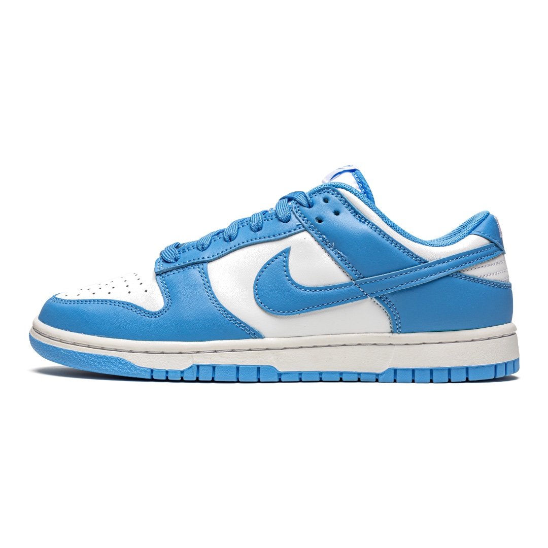 Nike Dunk Low "University Blue": Klassischer Retro-Basketball-Sneaker Weiß/Blau