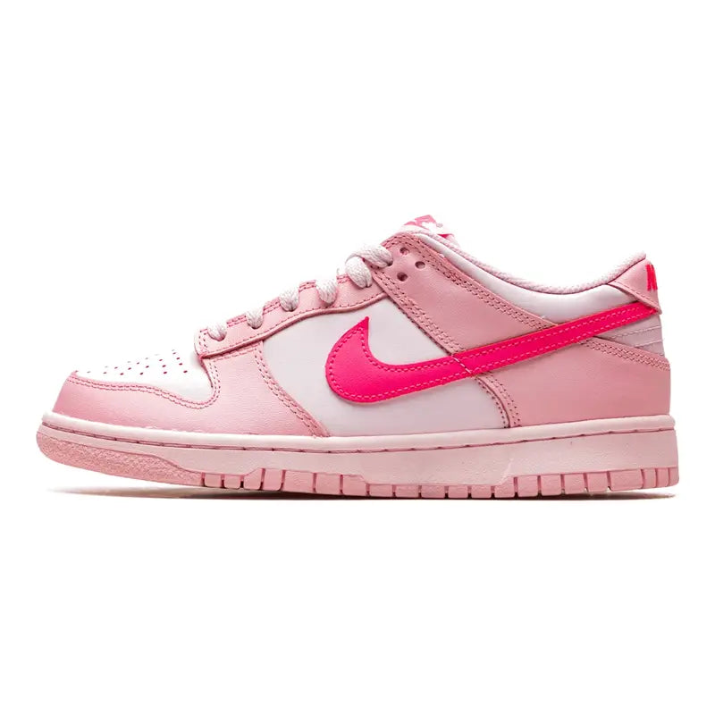 Nike Dunk Low GS Triple Pink Sneaker: Stilvoller Jugend-Schuh mit Komfort in Rosa