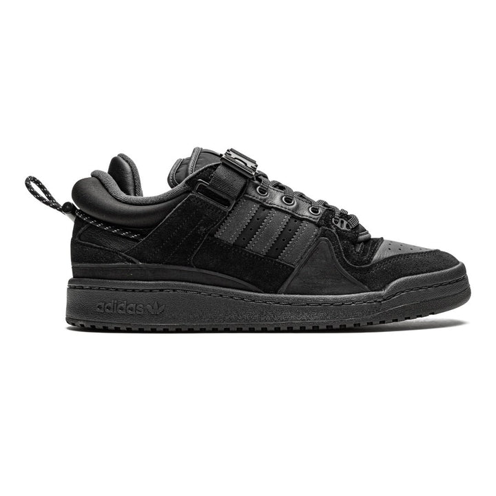 Adidas Forum Buckle Low Bad Bunny "Back To School" Schwarzer Wildleder Sneaker