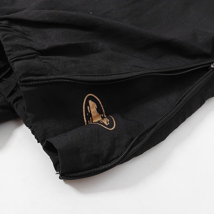 Corteiz Schwarzer Gelber Trainingsanzug Set – Stilvoller Streetwear Freizeitanzug für Herren