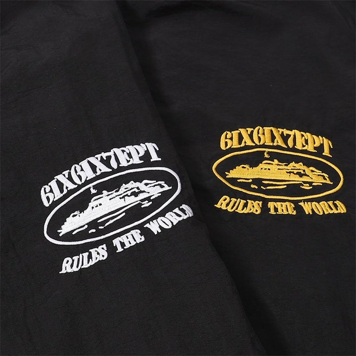 Corteiz Schwarzer Streetwear Trainingsanzug – Bequemer & Stilvoller Freizeit-Look