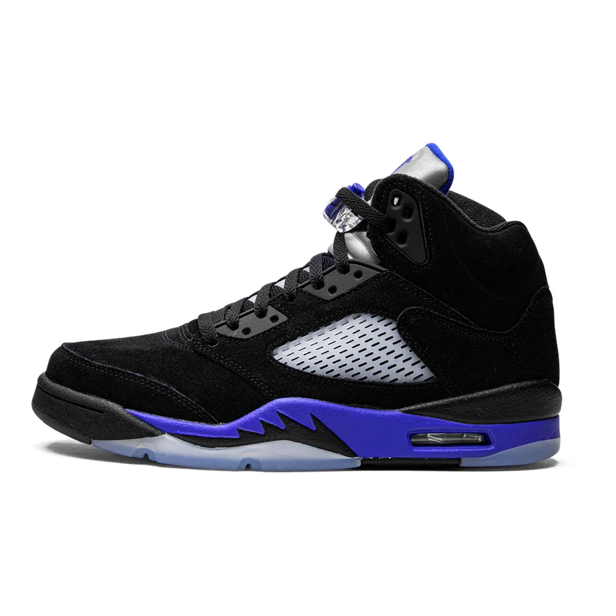 Air Jordan 5 Retro „Racer Blue“ Herren Sneaker – Ikonischer Basketballschuh in Schwarz/Blau